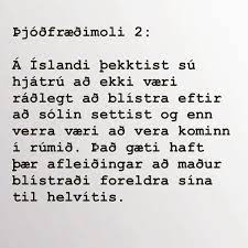 Þjóðfræði við Háskóla Íslands - Það getur haft afleiðingar að blístra í tíma og ótíma.